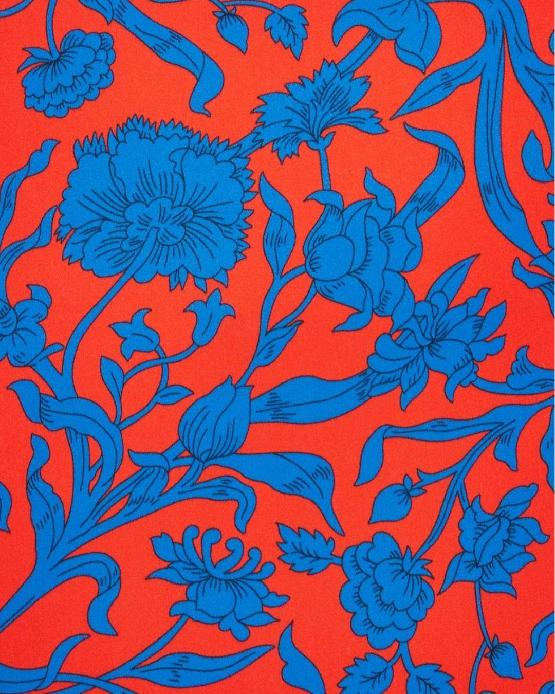 Leah Silk Dress in Columbia Road Pattern