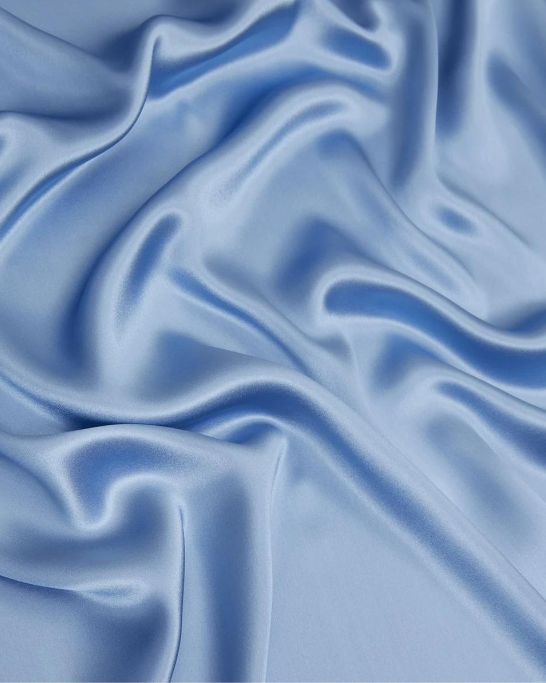 Sky Silk Dress in Sky Blue Colour